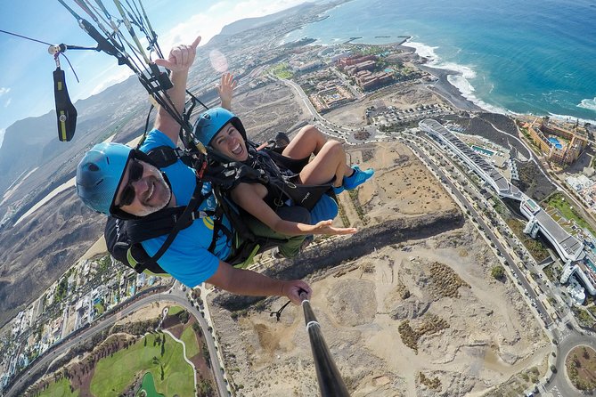 Acro Paragliding Adventure in Costa Adeje with FREE Pickup !! - Overfly Tenerife and the Instructor-Led Experience