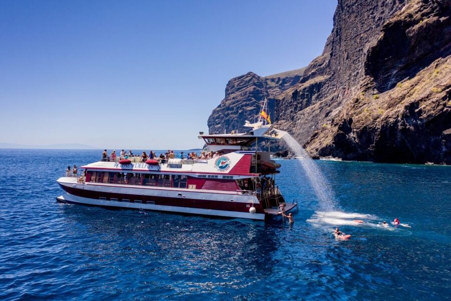 Adeje: Whale and Dolphin Watching Cruise with Lunch and Swim - The glass-bottom moments and 16 panoramic windows: more than a gimmick