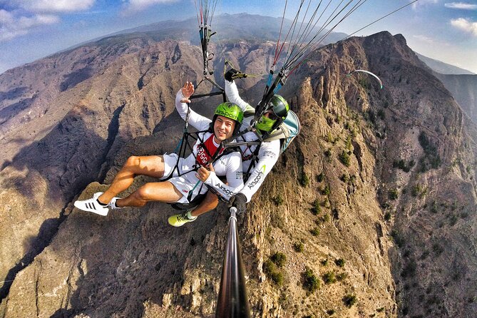 BRONZE tandem paragliding flight in South Tenerife, free pick up - Value for money: what $133.08 includes, and what you pay extra for
