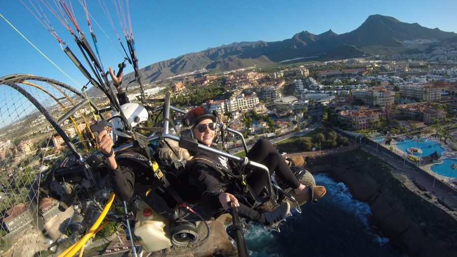 COAST: Fly over the coasts of Tenerife by Paratrike! (20min) - Guided Time in Adeje: The Part That Helps You Relax