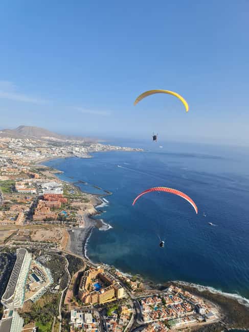 Costa Adaje: Paragliding from 1100m - Incredible landscape! - Clear instruction from James and John, plus real handling of motion sickness