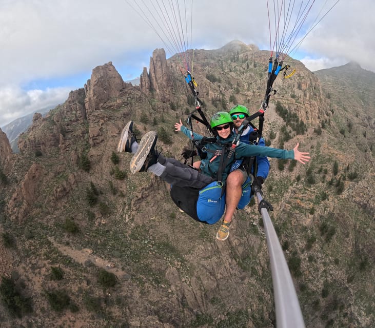 Costa Adaje: Paragliding from 1100m - Incredible landscape! - What you actually see above Adeje, and why a beach landing feels different