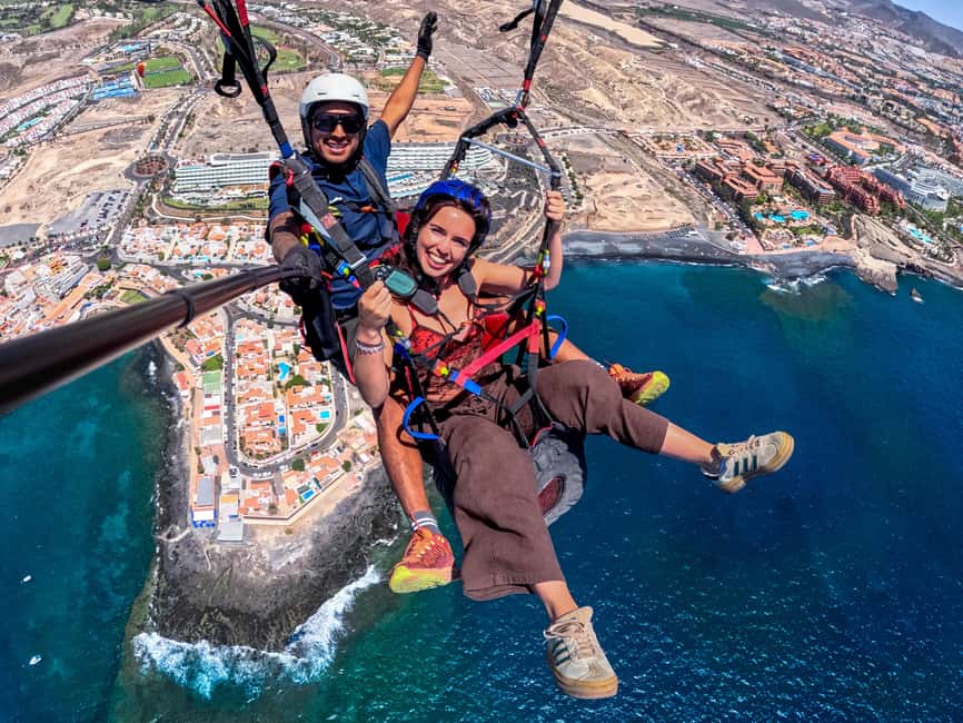 Costa Adeje: Tandem Paragliding Flight with Free Pickup - What You Do in a Tandem Flight Over Costa Adeje
