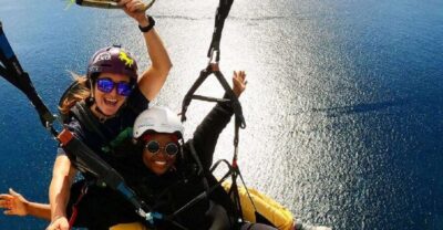 Tandem Paragliding Flight with Pickup