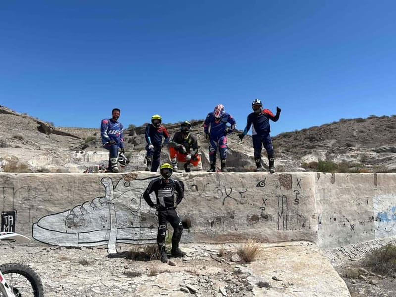 Enduro Motorbike Adventure Trip Tenerife 4h - The itinerary in plain terms: track start, off-road training, then island scenery