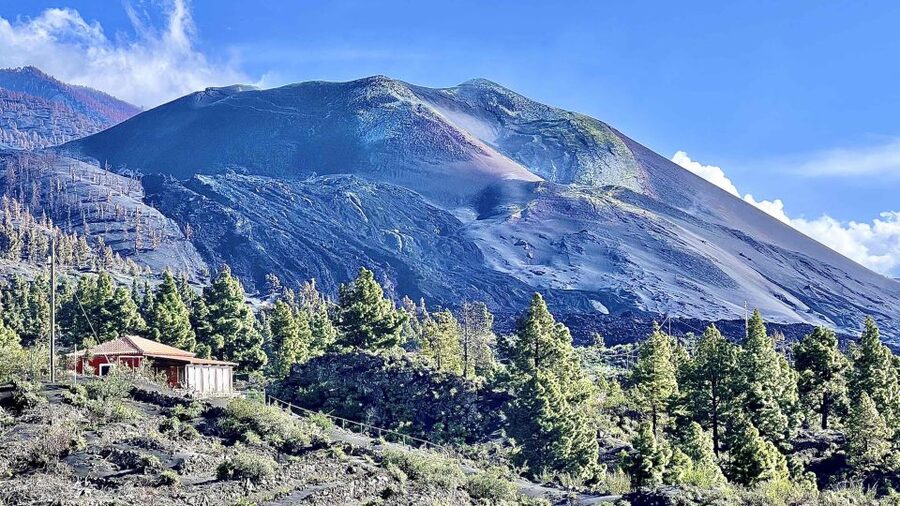 From Tenerife: Day Trip to La Palma Volcanic Landscapes - La Cumbrecita in Caldera de Taburiente: where the island’s shape shows up