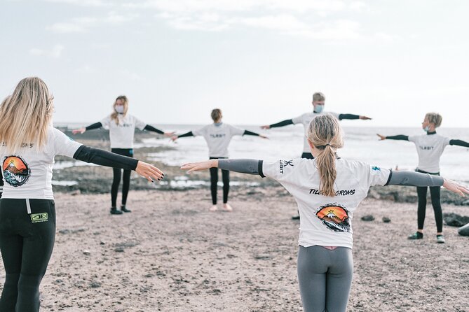 Group Surf Lesson at Playa de las Américas - Playa de las Américas and Tilegit Surf School, where your lesson starts
