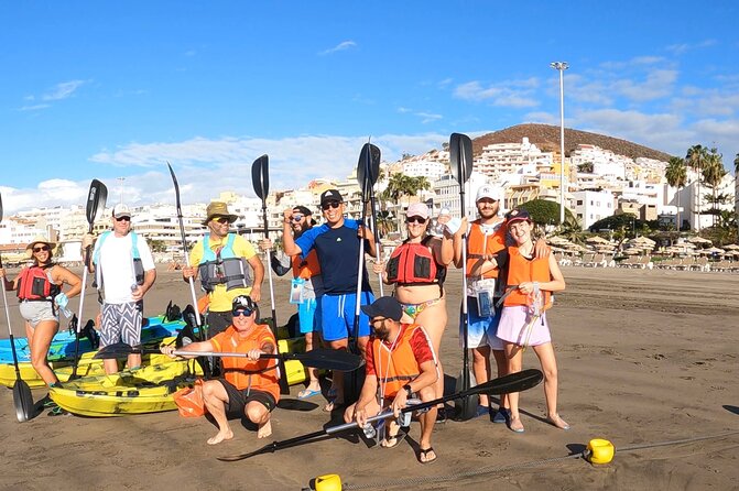 Guided Kayak Tour From Los Cristianos Beach Tenerife - The meeting point and how the first 20 to 30 minutes set the tone