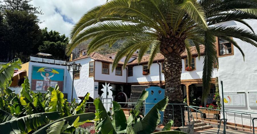 Icod de los Vinos: Casa del Plátano Entry Ticket - First stop, the hacienda rooms and banana history panels