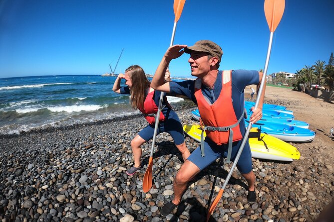 Kayaking + snorkeling with turtles - After turtles, more kayaking in PalmMar and the dolphin bonus