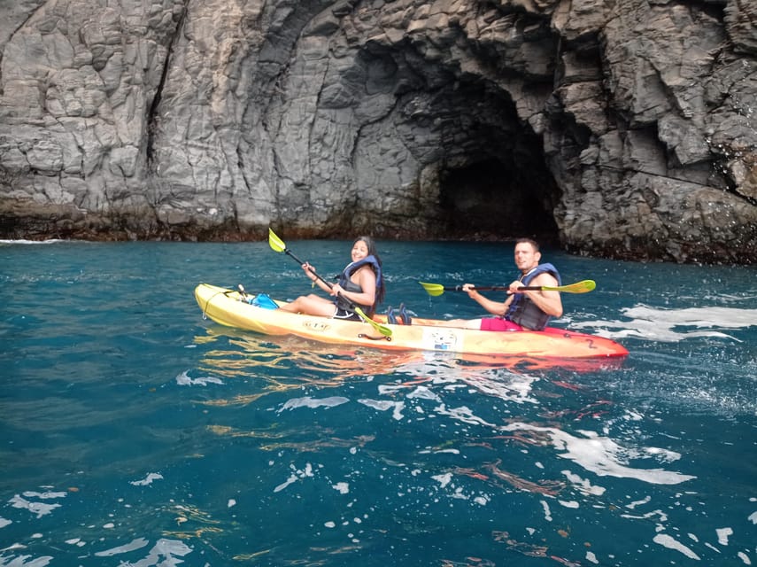Los Cristianos: Kayak & Snorkel Tour with turtles and photos included - Kayaking Out: Los Cristianos to the Fish Farms, with Guaza Cliffs Along the Way