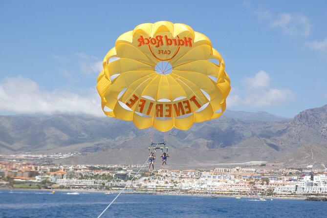 Parasailing flights on the coast of Adeje in Tenerife - English-Friendly and Easy to Organize