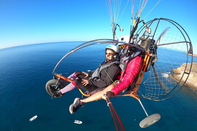 Paratrike Flight in Costa de Adeje with the World Champion - Included Gear, Water, and Gift Photos: What You Get for the Money