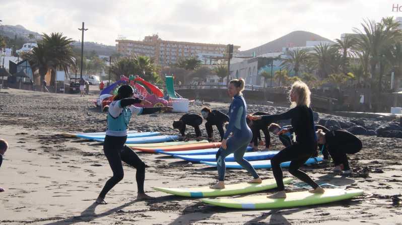 Playa de Las Americas: Surfing Group Lesson +13 Years old - Gear, Reef Shoes, Leash, and the Comfort Stuff You Do Not Want to Skip