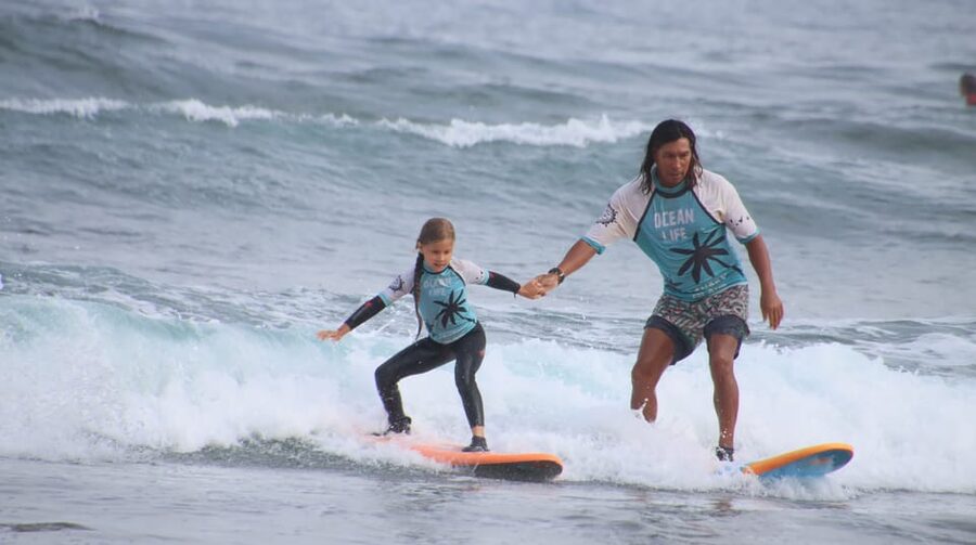 Playa de Las Americas: Surfing Group Lesson +13 Years old - Instructor Jurek, Professional Coaching, and Safety That Does Not Cut Corners