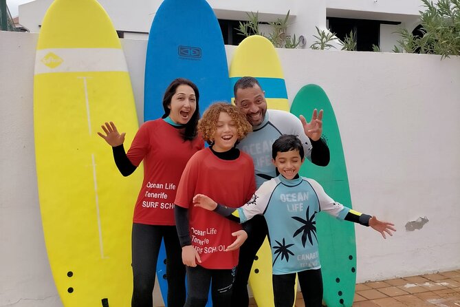 Premium Group Surf (2h) – Only 5 Students, Team Incl (+ 13 years) - Bottom line value for a Tenerife surf lesson