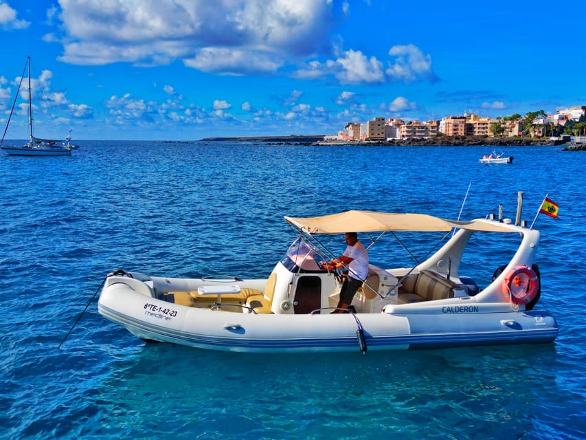 Private Boat Excursion: 2 to 6 Hours of Seaside Bliss - A calm Tenerife coast cruise with possible turtles and dolphins