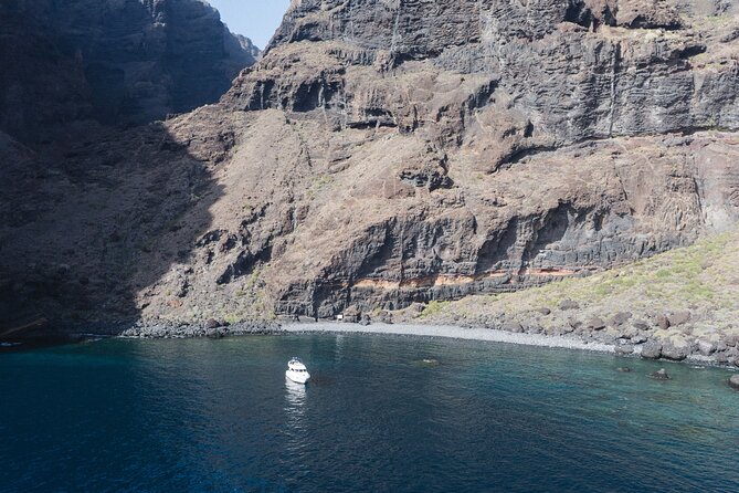 Private Boat Tour on Royal Ocean Yacht, Tenerife - Marina South Stop: Whale Watching, Photos, and a Cliffside Bay