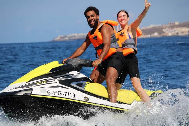 Puerto Colón: Tenerife Coast Jet Ski Tour with Photos - Riding the waves: what the Costa Adeje sections really feel like