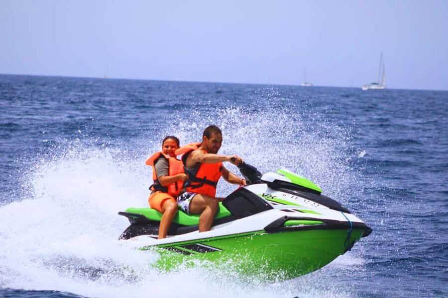 Puerto Colón: Yamaha Jet Ski Tour Along Tenerife's Coast - Costa Adeje jet ski runs: the views you come for, with guided pacing