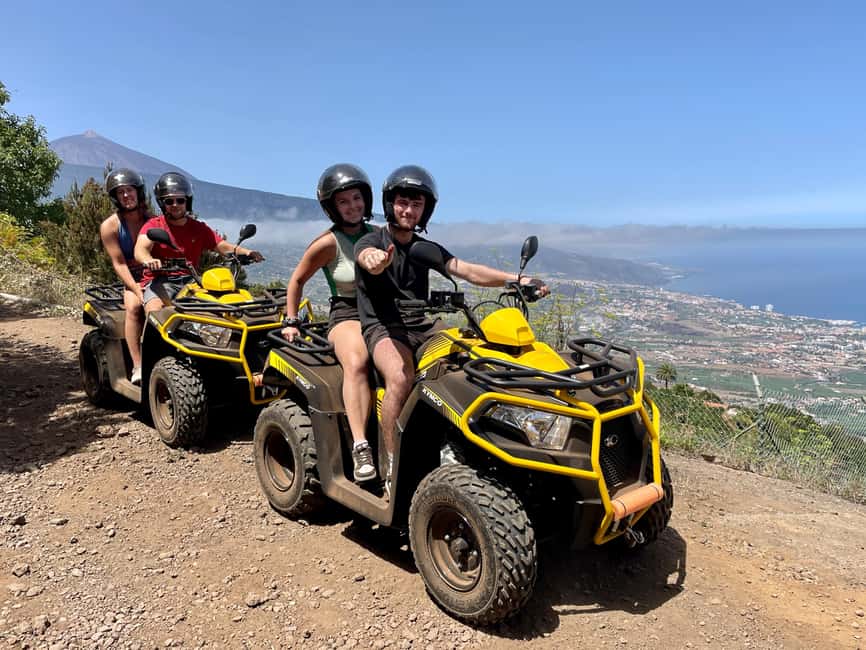 Puerto de la Cruz: Quad Tour to Teide or Off-Road Adventure - Quad Biking from Puerto de la Cruz, the simple way