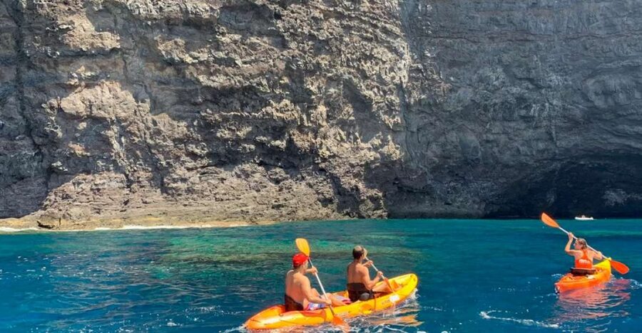 Punta de Teno: Kayak Safari overlooking Los Gigantes Cliffs - Kayaking Off Punta de Teno, Los Gigantes Cliffs Up Close