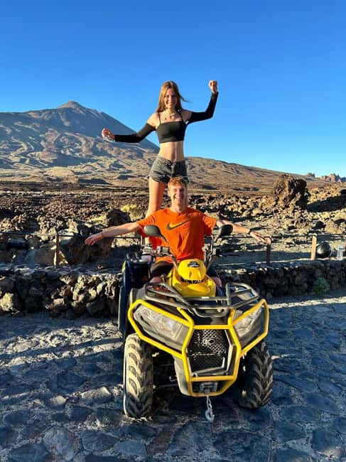 Quad bike excursion to the EL TEIDE volcano - Pino Gordo near Vilaflor: the 10-minute photo stop that breaks the ride