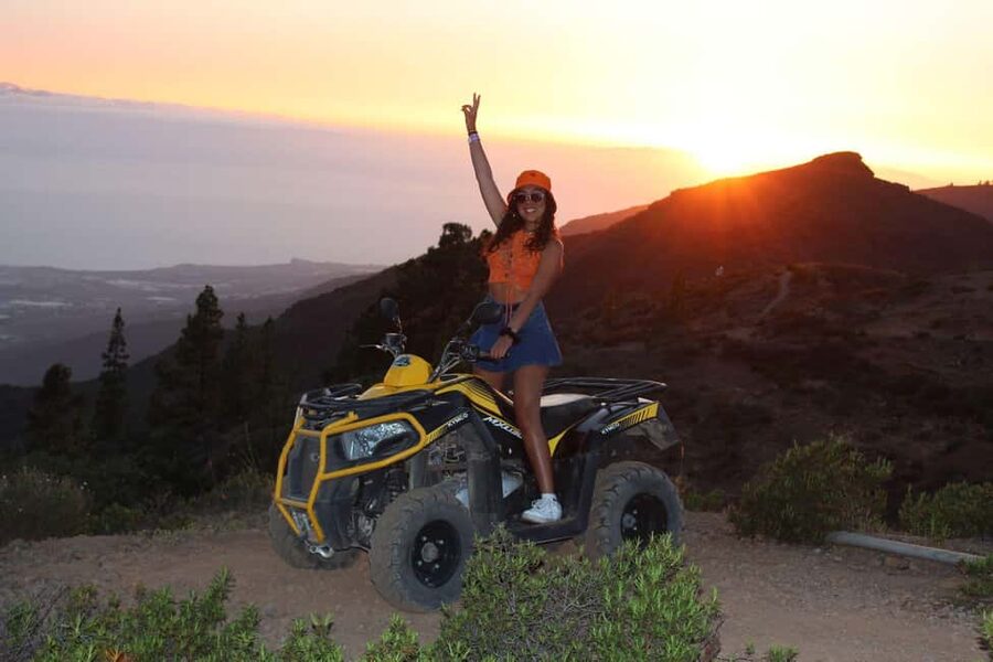 Quad biking at Mount Teide for the sunset - The route: pine views, off-road riding, and the 3718-meter photo moment