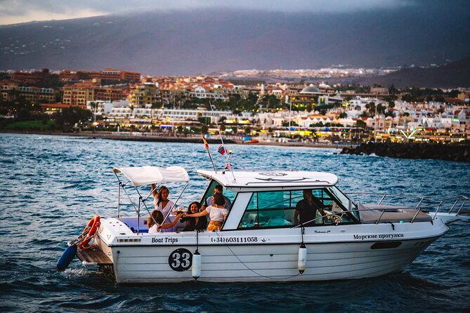 Romantic night ocean boat trip for 2 - Meeting at Costa Adeje, then out past Puerto Colón