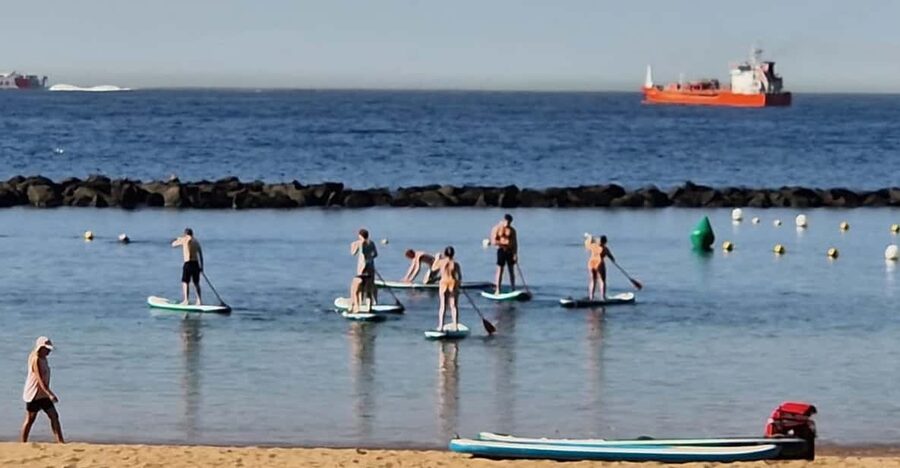 Santa Cruz de Tenerife: Las Teresitas Stand Up Paddle Course - Your practice area: clear water, fewer surprises, and safer turns