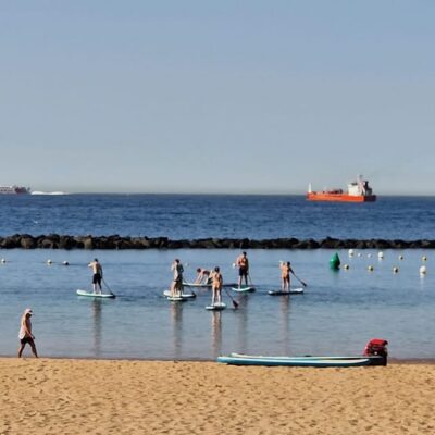 Santa Cruz de Tenerife: Las Teresitas Stand Up Paddle Course