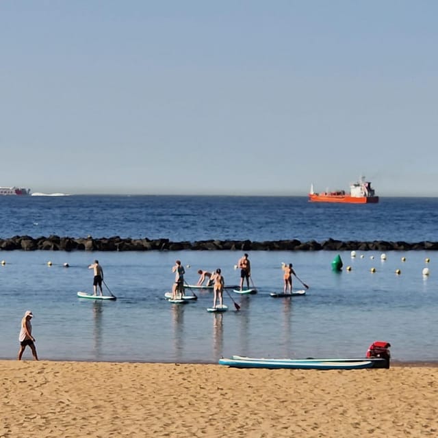 Santa Cruz de Tenerife: Las Teresitas Stand Up Paddle Course - The 80-minute flow: class first, then your time to paddle