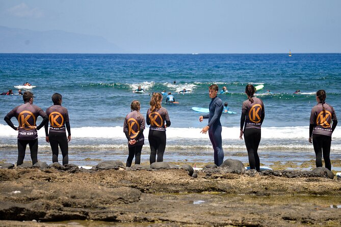 small group surf lesson in Playa de las Américas,Tenerife - The Water Time Strategy: Small Group = More Attention per Try