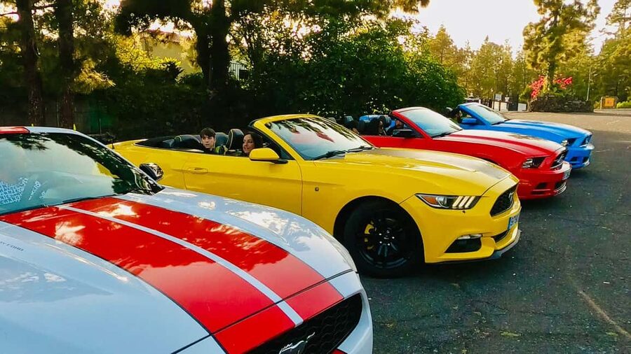 Sunset tour of Mount Teide on a quad bike and in a Mustang convertible - Why a Mustang cabrio at Teide sunset is a great match
