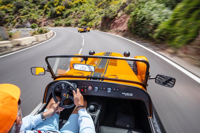 T EN erife at the wheel of a Caterham Lotus 7 - Who this Caterham experience is perfect for