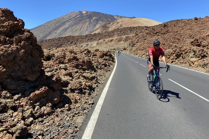 Teide road bike climb from PdC - Break, Then the Descent Back to Puerto de la Cruz