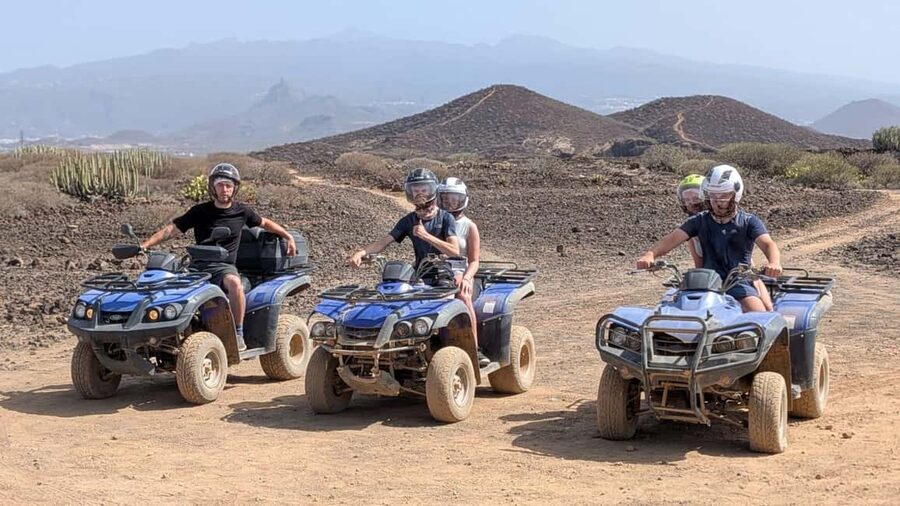 Tenerife: 100% Off-Road Quad Adventure with Pickups & Drinks - The mid-ride snack and drink break you’ll actually appreciate
