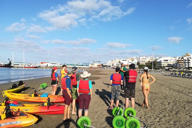 Tenerife by Kayak Adventure in small group - The paddle route idea, how you go from beach to wildlife zones