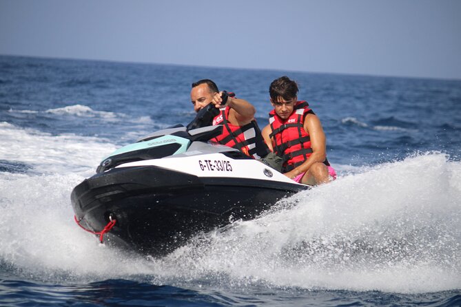 Tenerife Double Jet Ski Safari - Your one-hour route: volcanic cliffs, coves, and two famous beaches
