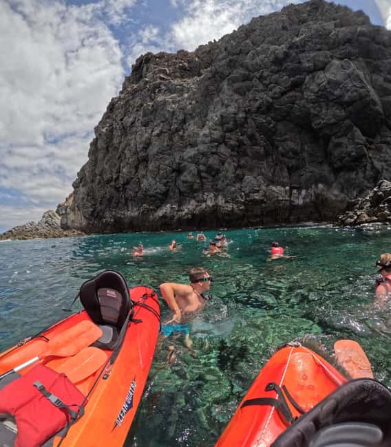 Tenerife: Eco Kayak & Snorkeling - Entering Palm-Mar’s shoreline scene at Easy Kayak Tenerife