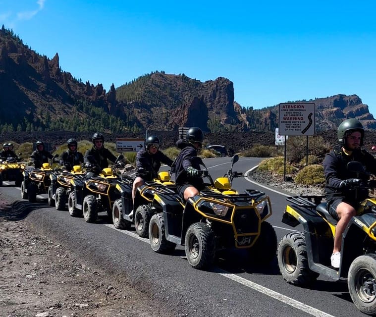Tenerife: Guided Group Quad Tour on Mount Teide - Getting to Teide: Forest Trails and Rugged Volcanic Terrain