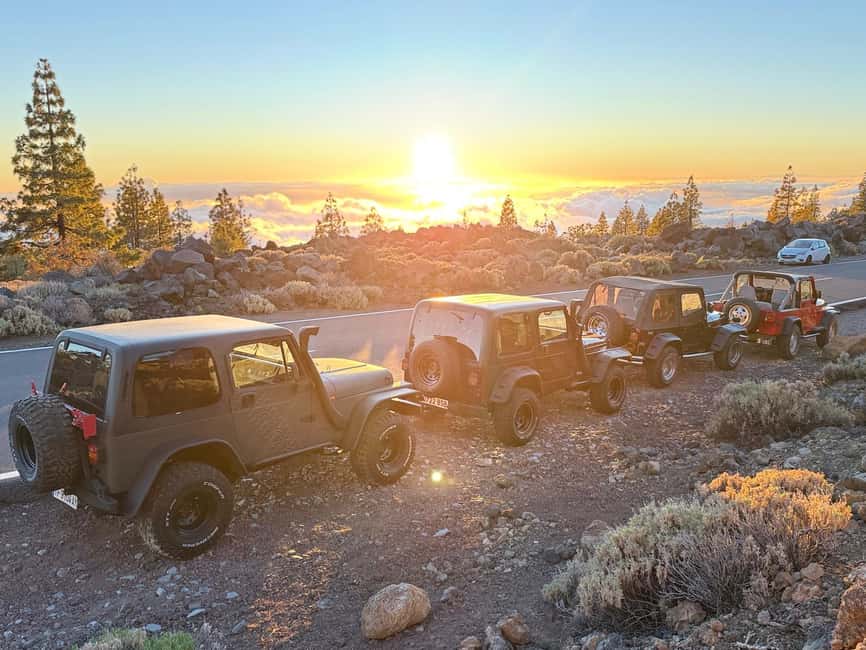 Tenerife: Jeep Wrangler Tour to Mount Teide, Day and Sunset - Your start in Costa Adeje, then the climb begins