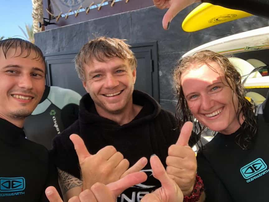 Tenerife - Las Américas: Surf Lesson (Small Groups,All Gear) - After surfing: Ocean Freaks Surf Café and stretching out