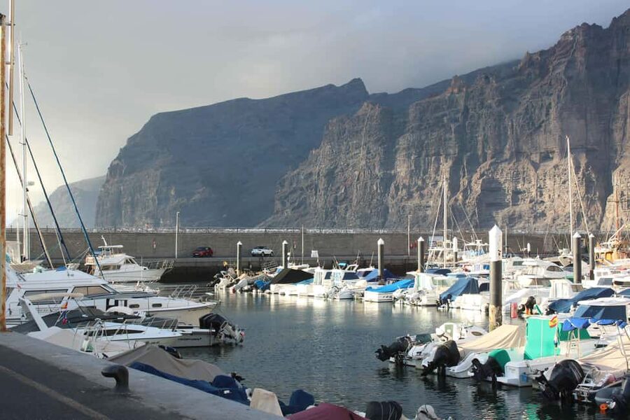 Tenerife: Los Gigantes Self-Drive Slingshot Tour - First stop in Los Gigantes: pedestrian streets and that black sand beach