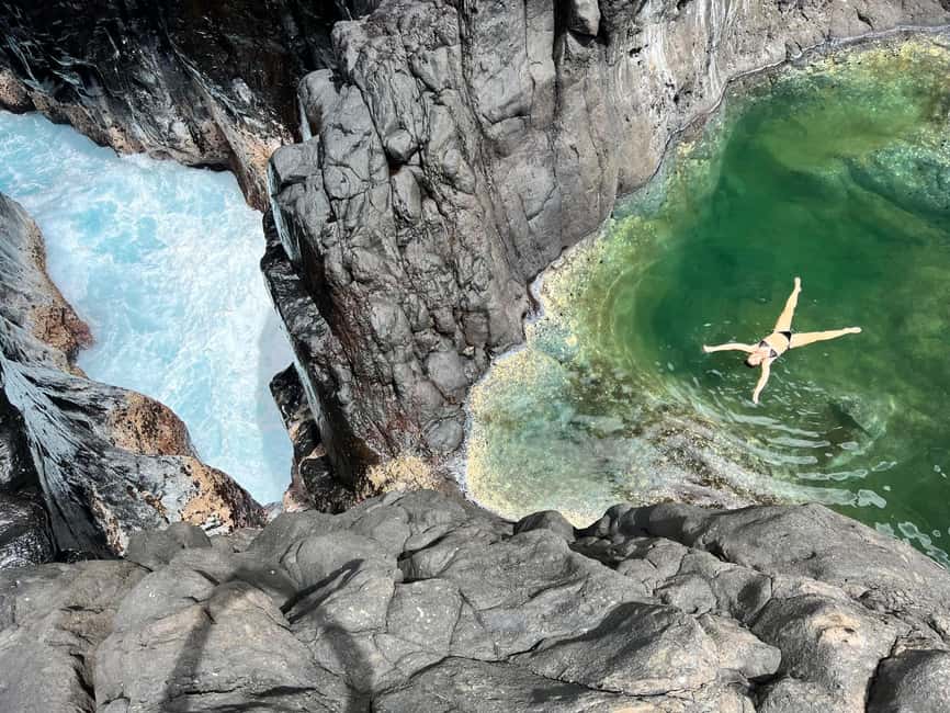 Tenerife: Natural Pools Trip - The Walk Between Pools: 15 to 30 Minutes of Real Ground
