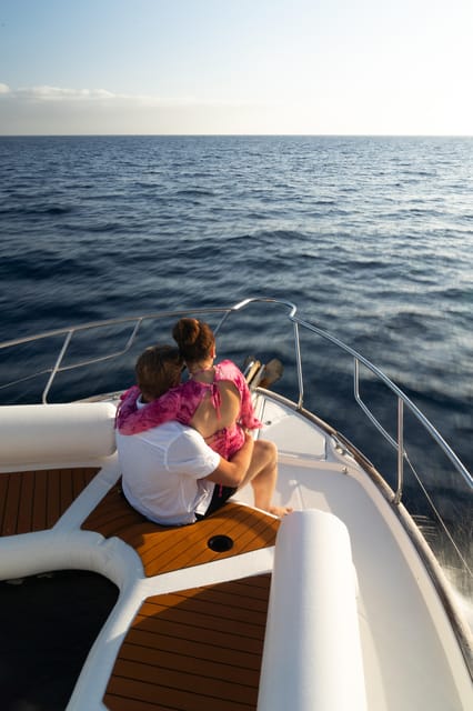 Tenerife: Private Luxury Yacht Sunset Cruise - The La Caleta stretch: drinks, tastings, and coastline sightseeing