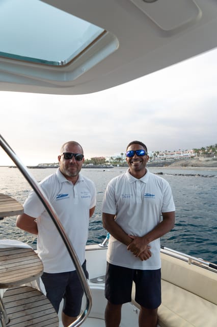 Tenerife: Private Luxury Yacht Sunset Cruise - Sunset viewing from a private deck, not a crowded harbor