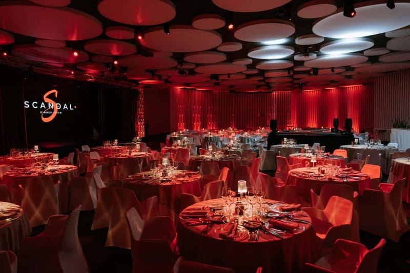 Tenerife: Scandal Dinner Show Entry Ticket and 5-Course Meal - The food reality check: regular and vegetarian options