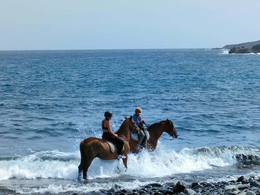 Tenerife South: Private Horseback Ride to the Coast - Costa del Silencio: Black-Sand Coast and the Sea-Walk Moment