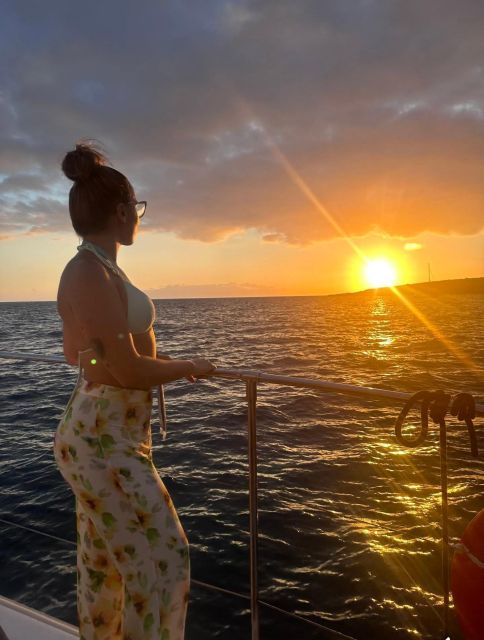 Tenerife: Sunset Catamaran Tour with Transfer, Buff & Drinks - The Atlantic search for pilot whales and dolphins (and what to expect)